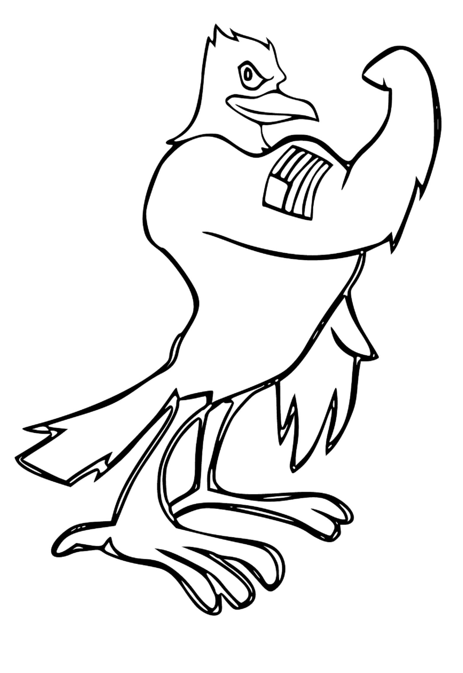 Strong Eagle coloring page