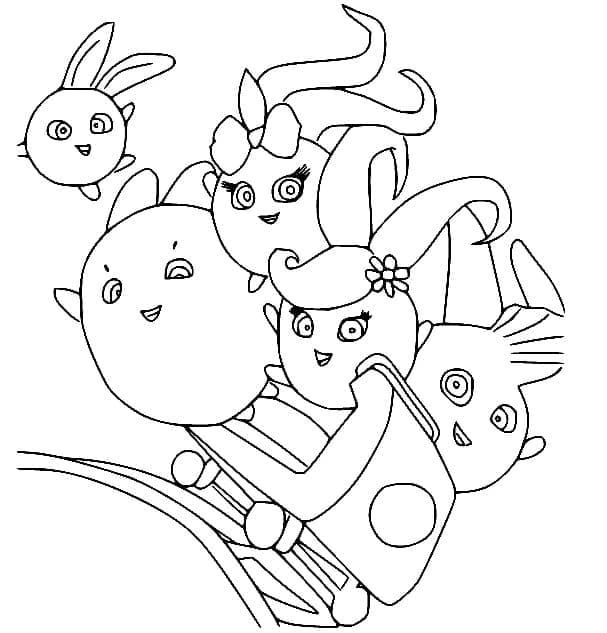 Sunny Bunnies For Kids coloring page