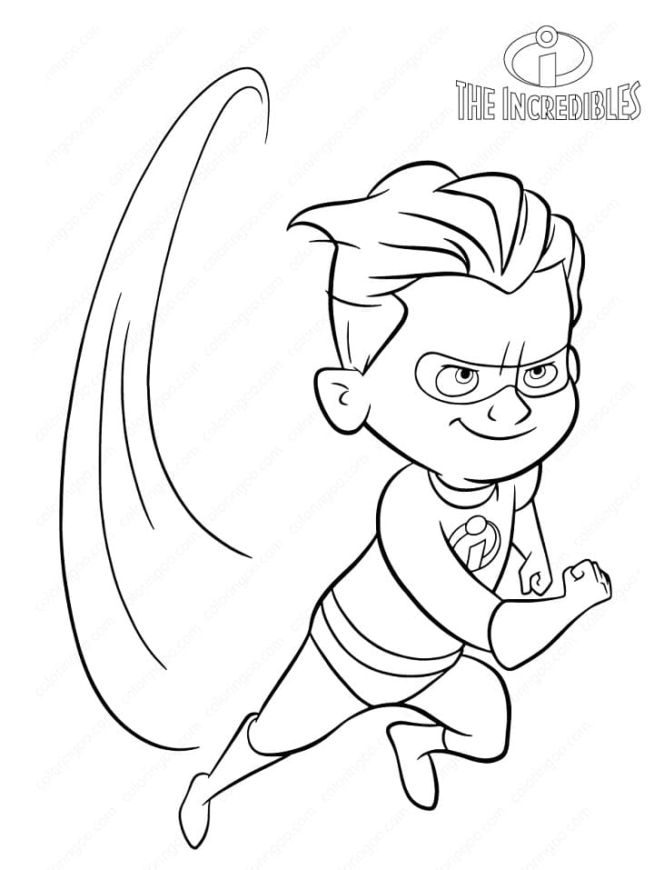 the incredibles dash drawing