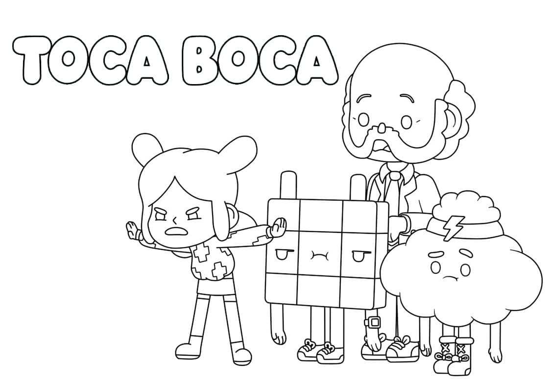 Toca Boca Free Printable coloring page Download Print or Color