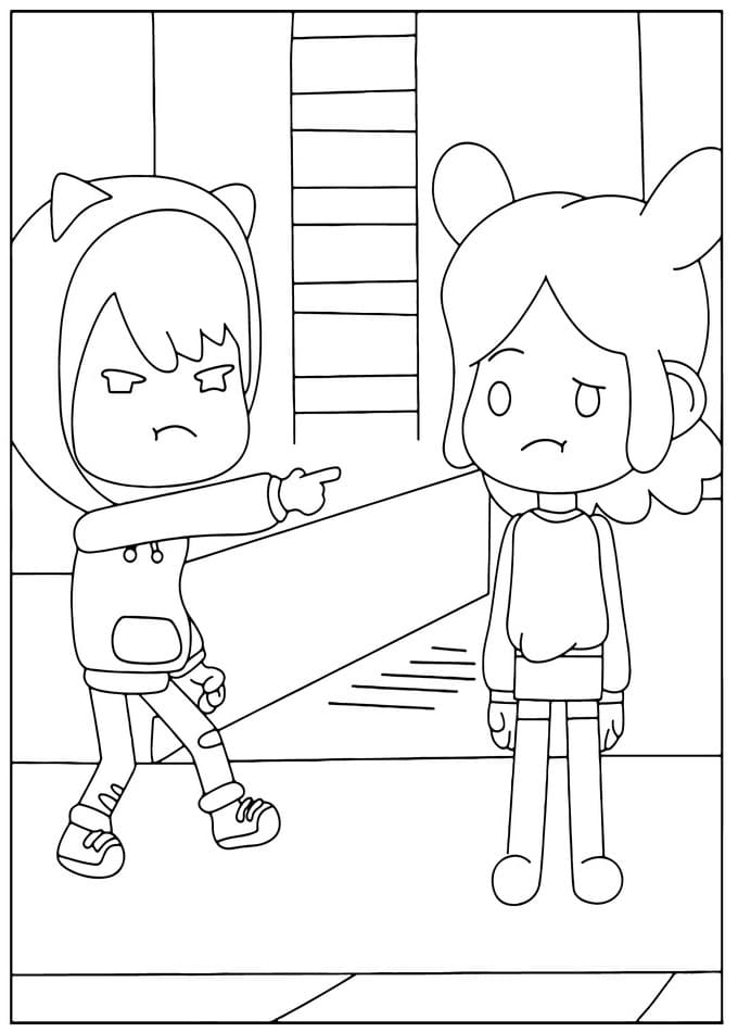 Toca Boca Image coloring page