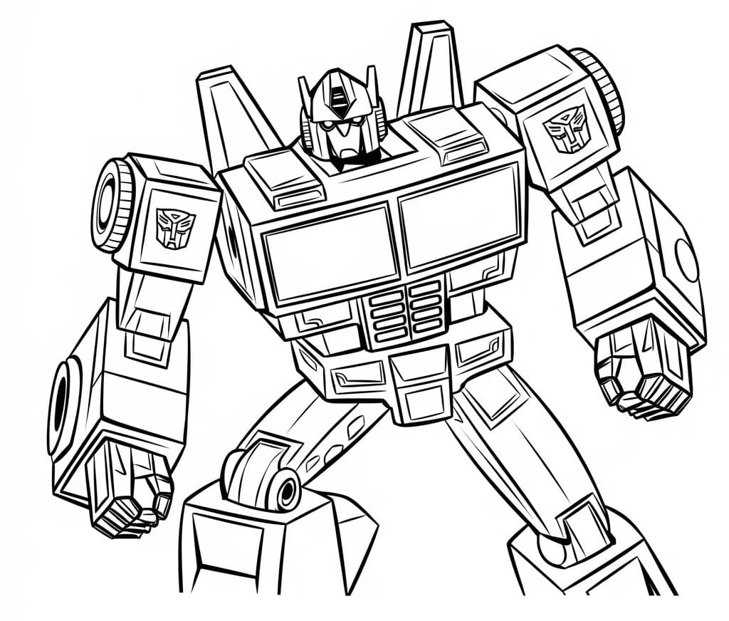 Transformers For Free coloring page