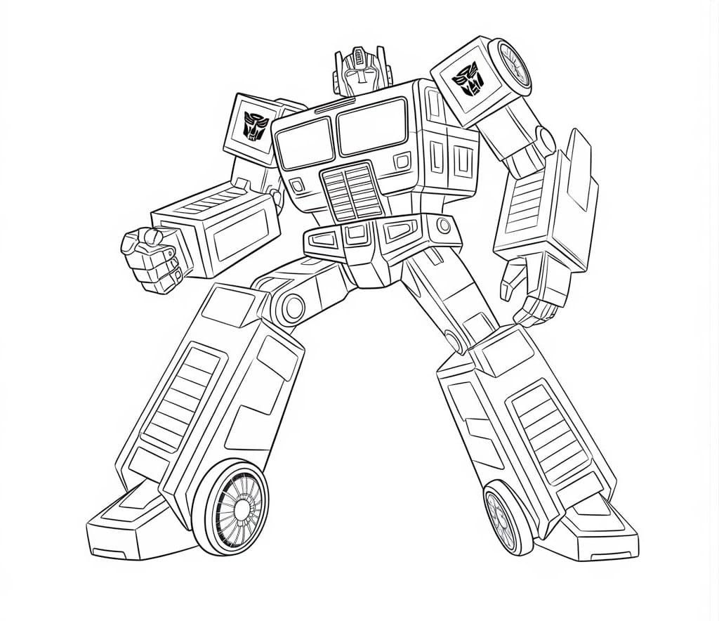 Transformers Free coloring page