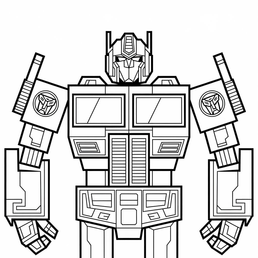 Transformers Image coloring page