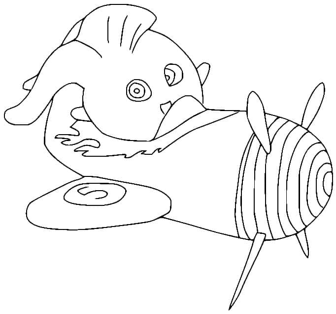 Turbo from Sunny Bunnies coloring page