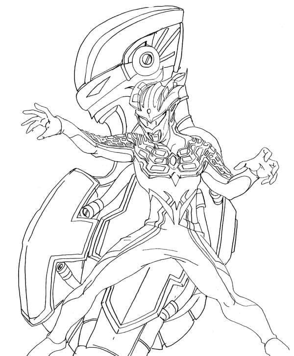 Ultraman is Cool coloring page