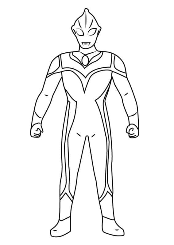 Ultraman – Sheet 2 coloring page