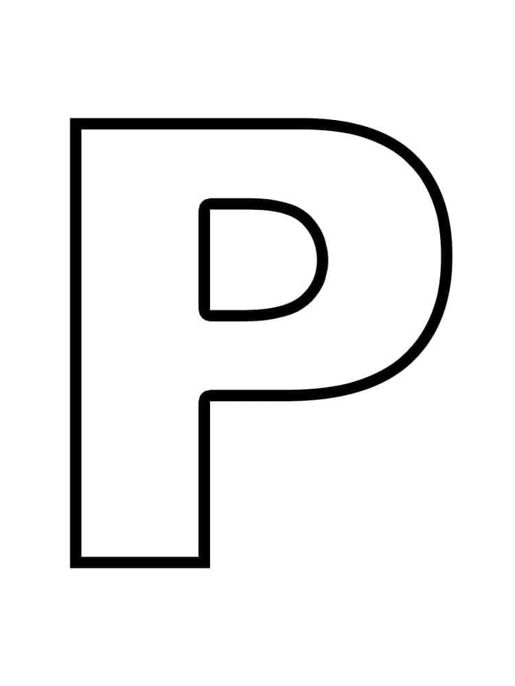 Uppercase Letter P