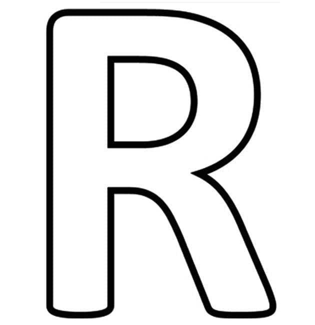 Uppercase Letter R