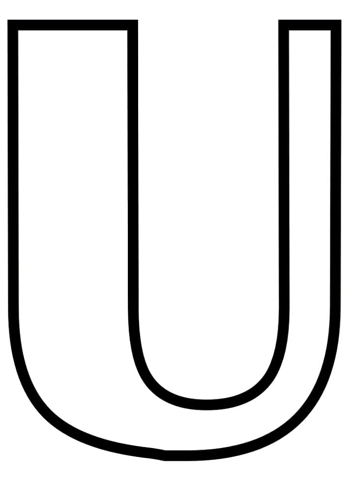 Uppercase Letter U