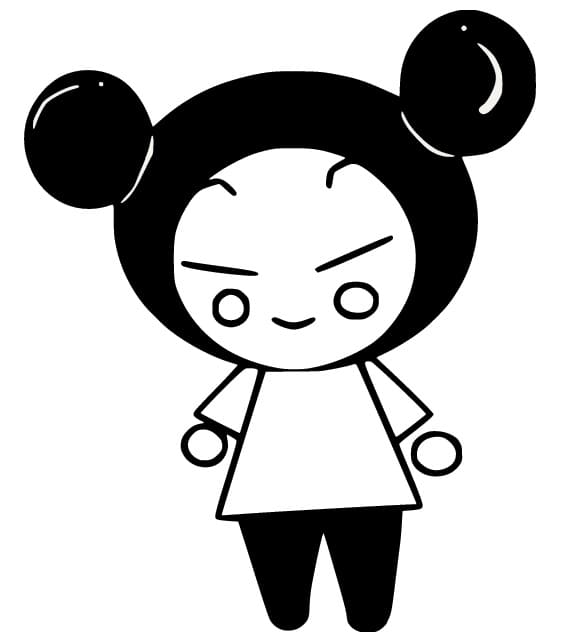 Very Funny Pucca coloring page