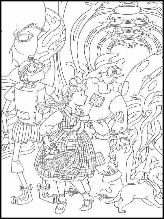 Another Adventure In Oz coloring page