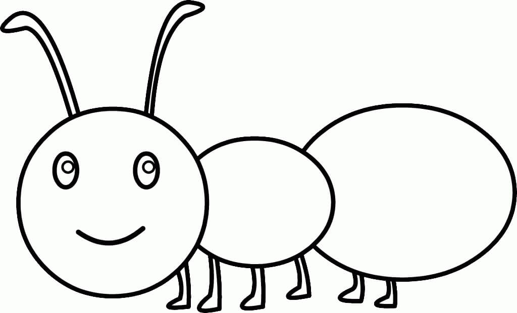 ant coloring page