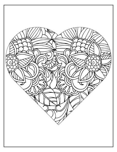 Broken Heart Is For Adult coloring page