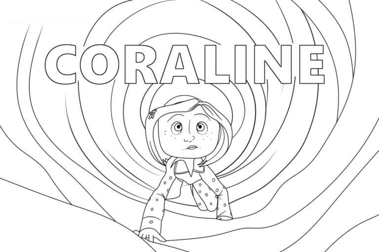 Coraline Jones coloring page