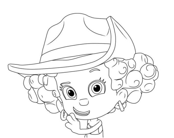 Deema Face coloring page