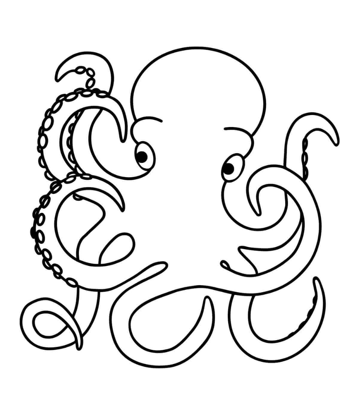 Free Printable Octopus coloring page - Download, Print or Color Online ...