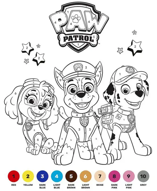 Paw Patrol - Coloring Book For Kids 🕹️ Play Now on GamePix