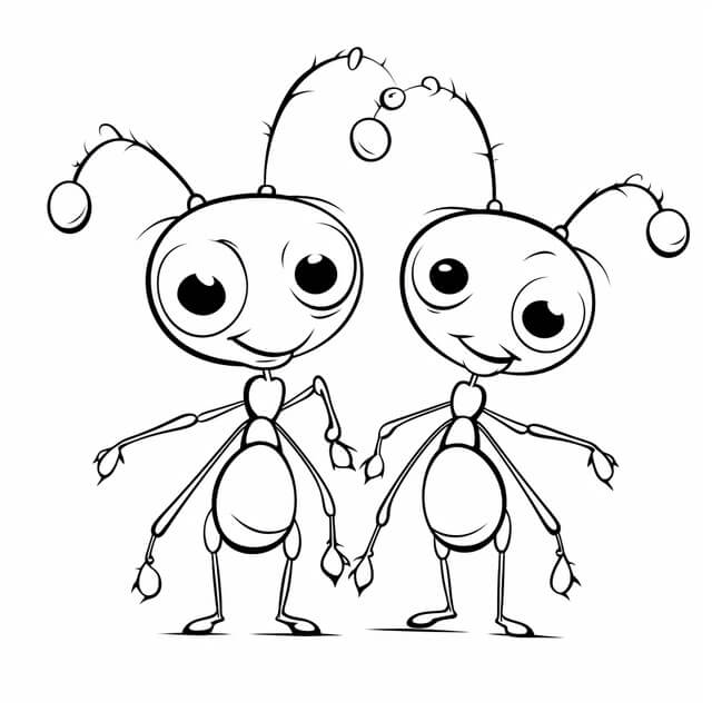 Funny Couple Ant