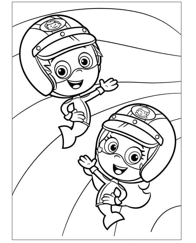 Molly And Friend coloring page