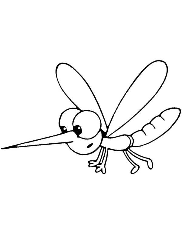 Mosquito 1 coloring page