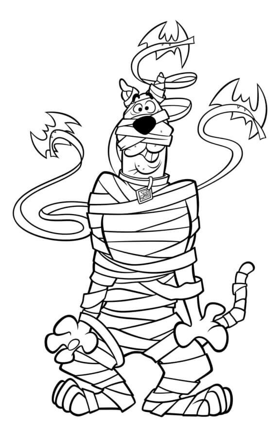 Mummified Scooby-Doo