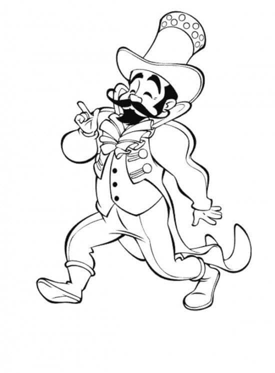 Munchkin Townsman In A Hat coloring page