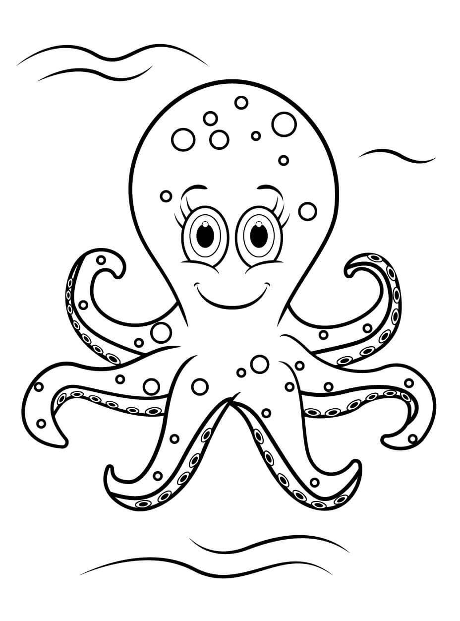 Octopus Free Design coloring page - Download, Print or Color Online for ...