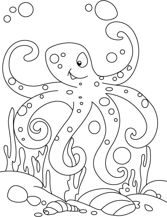 Octopus Free Download coloring page - Download, Print or Color Online ...