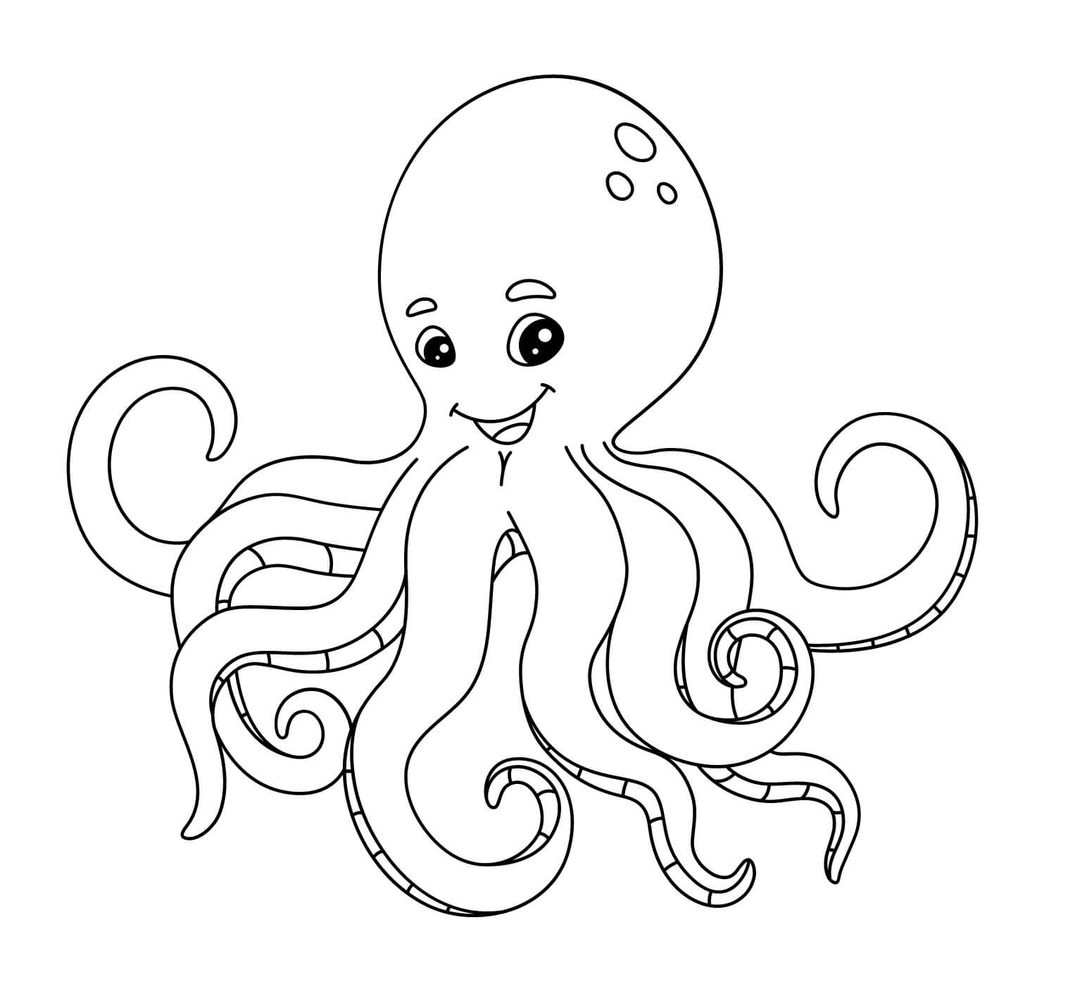Perfect Octopus coloring page - Download, Print or Color Online for Free
