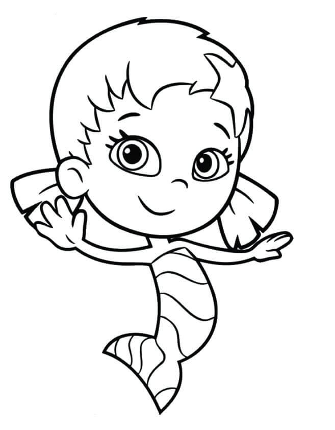 Pretty Oona coloring page