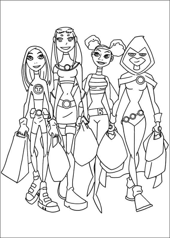 Teen Titan Girls