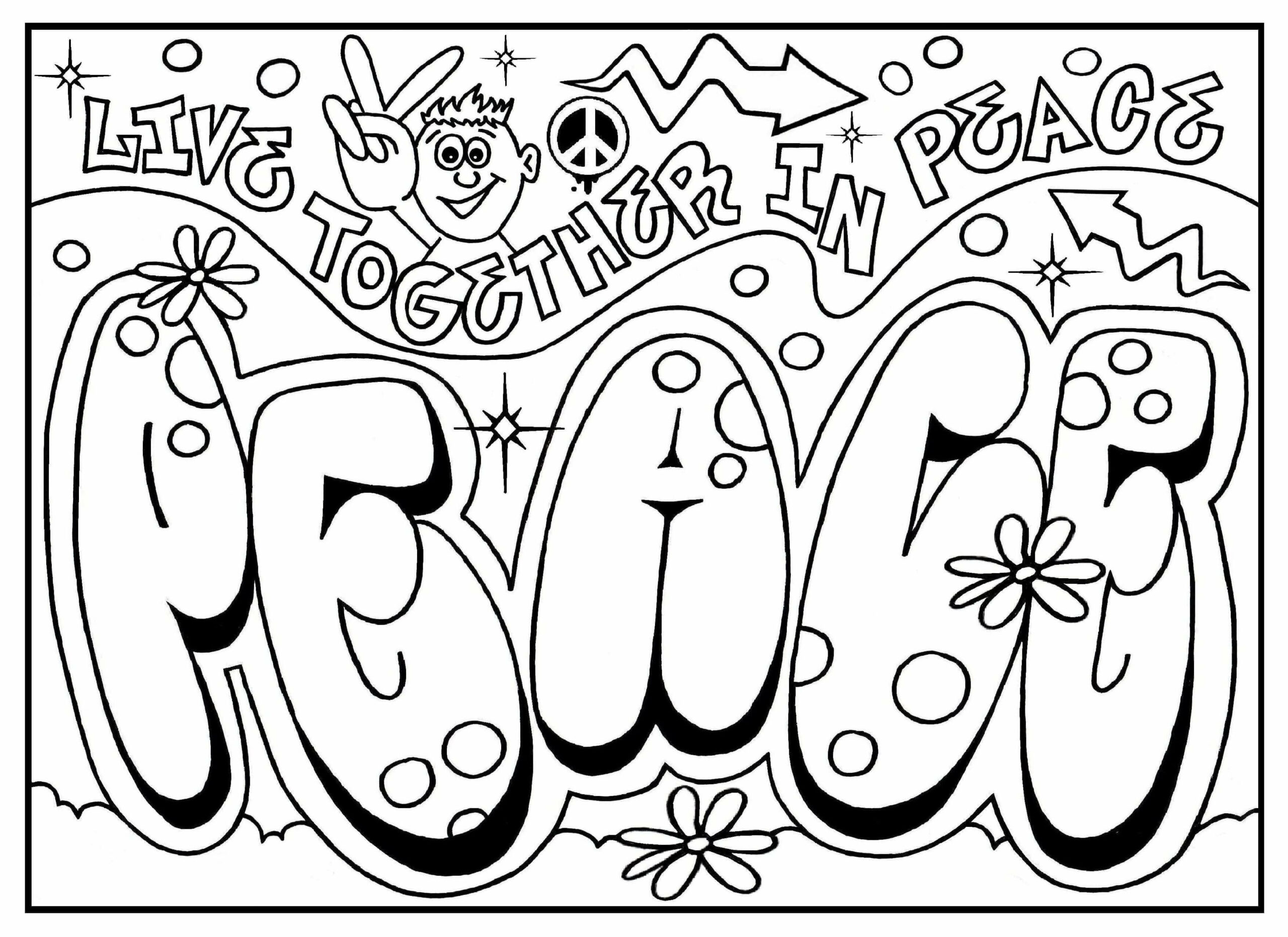 Verdadero Arte Callejero coloring page