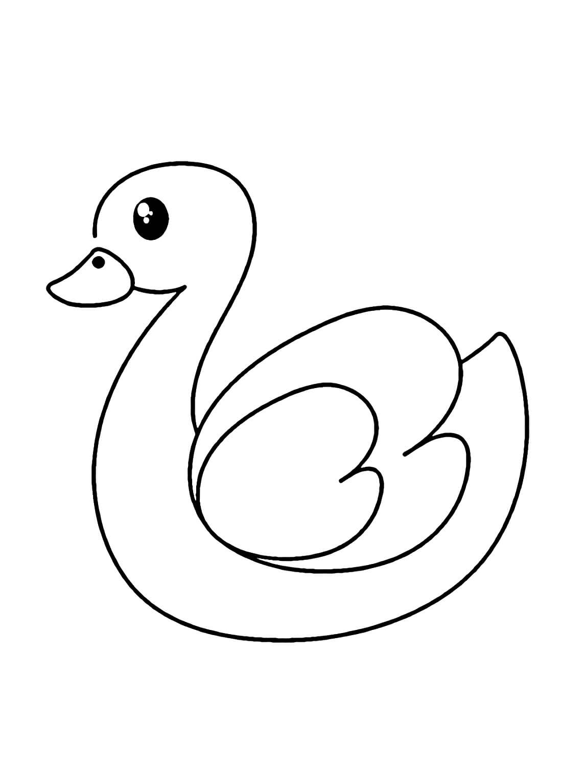 White Swan coloring page - Download, Print or Color Online for Free