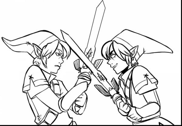 A Fierce Battle For The Heart Of The Princess coloring page