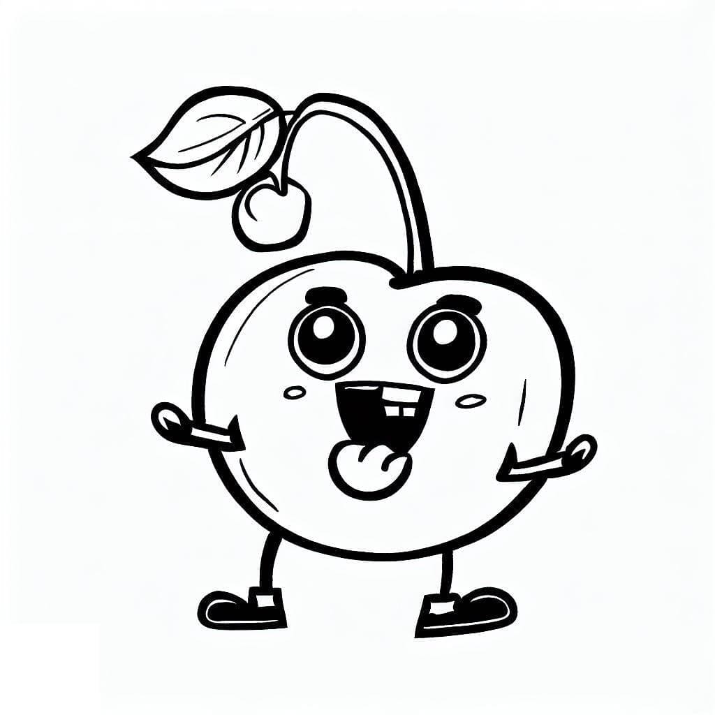 Cherry coloring pages - ColoringLib