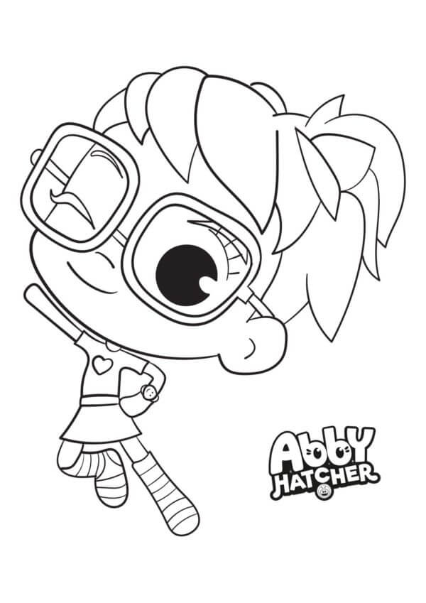 Abby Jumps Happy For Happiness coloring page - Download, Print or Color ...