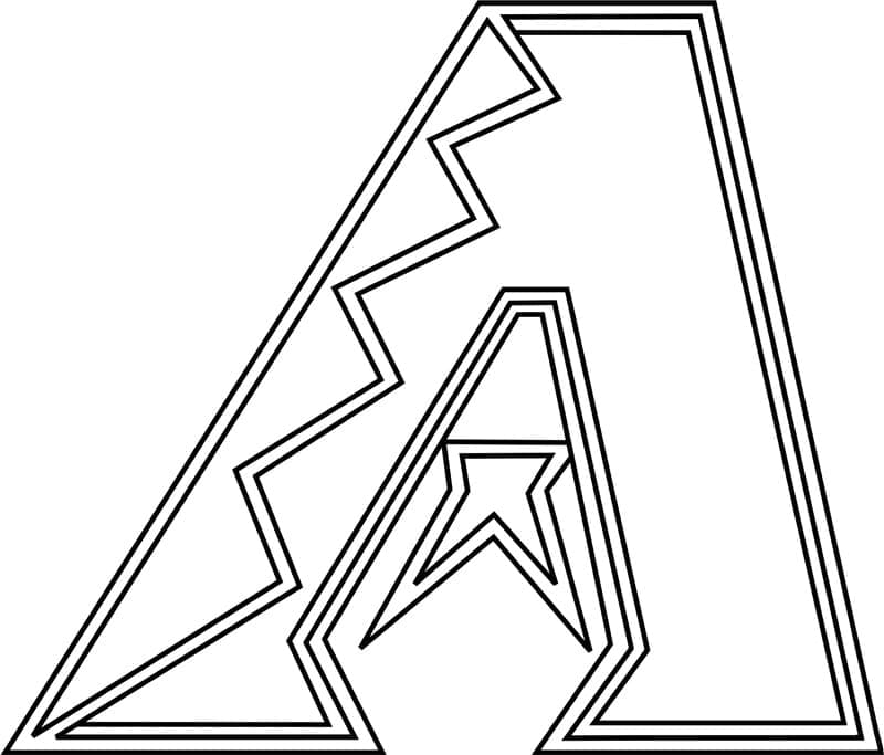 Arizona Diamondbacks Logo coloring page - Download, Print or Color