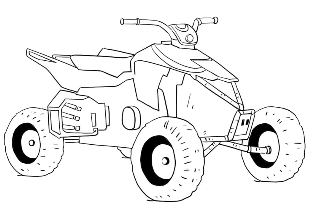 ATV Image coloring page