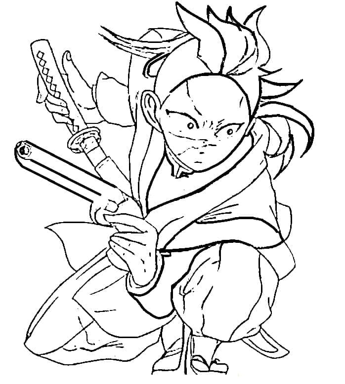 Awesome Shinazugawa Genya coloring page