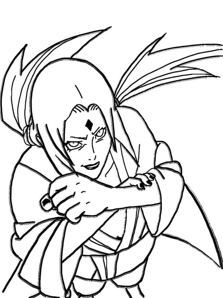 Awesome Tsunade coloring page