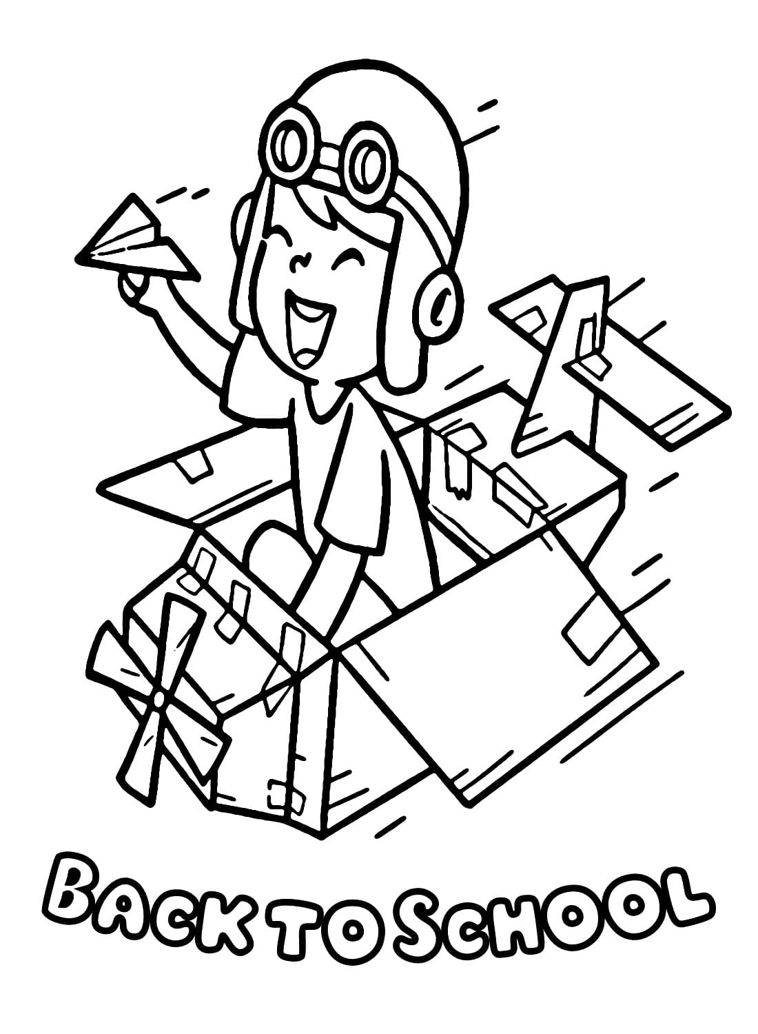 Back to School Printable coloring page - Download, Print or Color ...