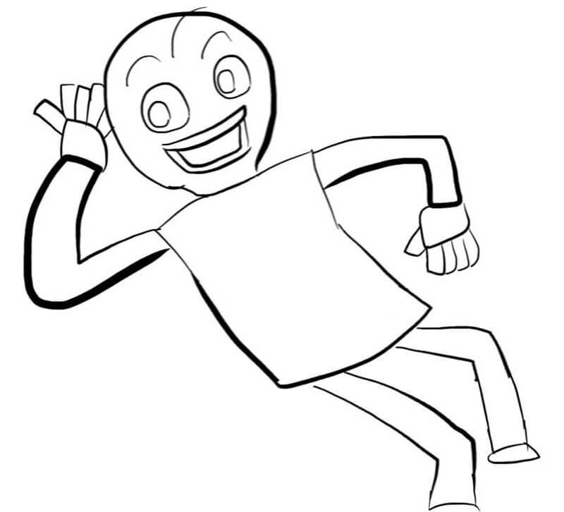 Baldi’s Basics – worksheet 11 coloring page