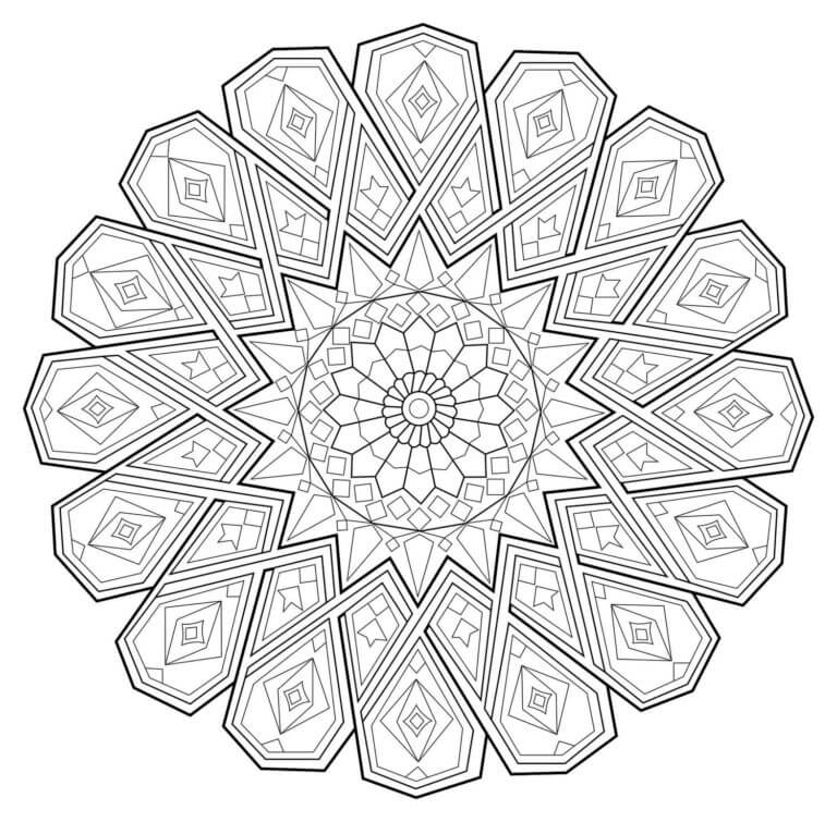 Basic Relaxing coloring page