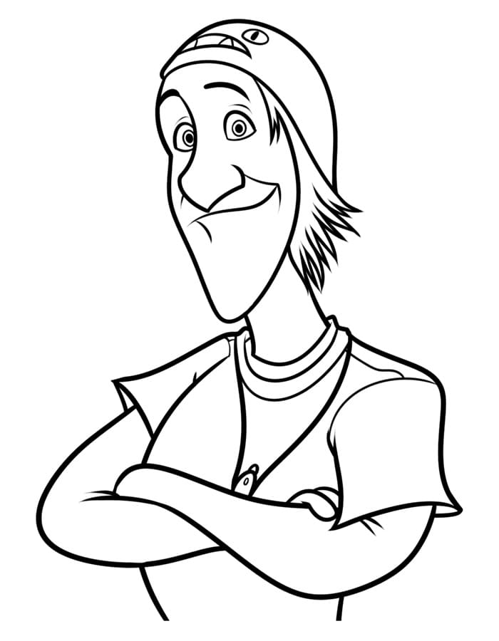 Big Hero 6 Fred coloring page