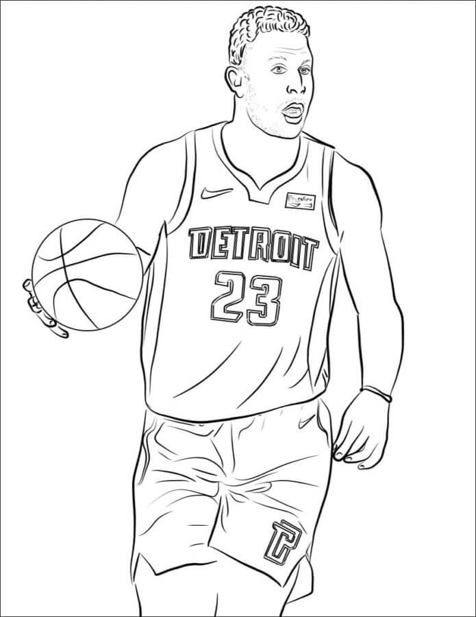 Blake Griffin coloring page - Download, Print or Color Online for Free
