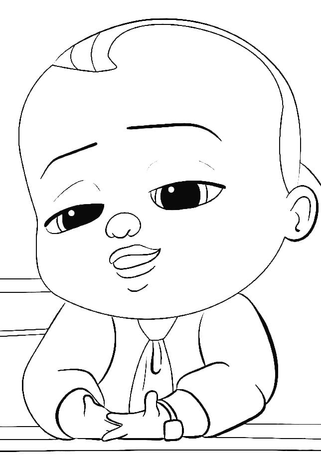 Boss Baby coloring page - Download, Print or Color Online for Free