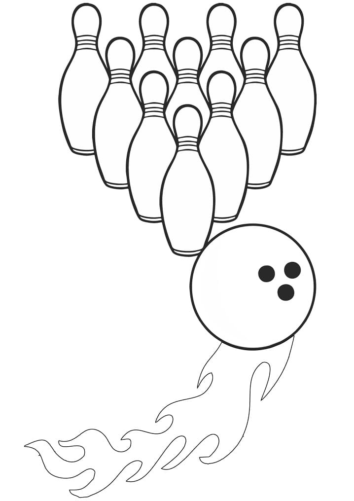 Bowling Printable For Kids coloring page - Download, Print or Color ...