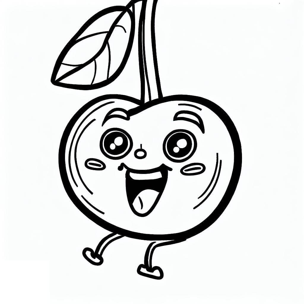 Cherry coloring pages - ColoringLib