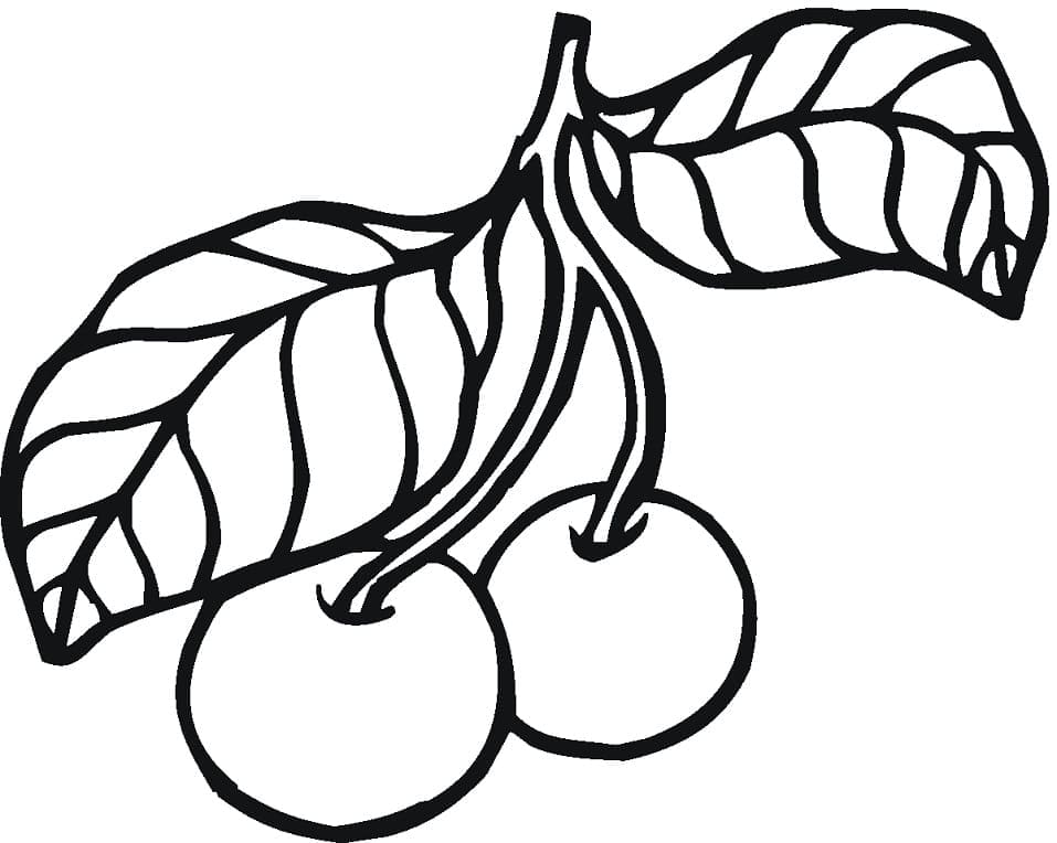 Cherry Free coloring page